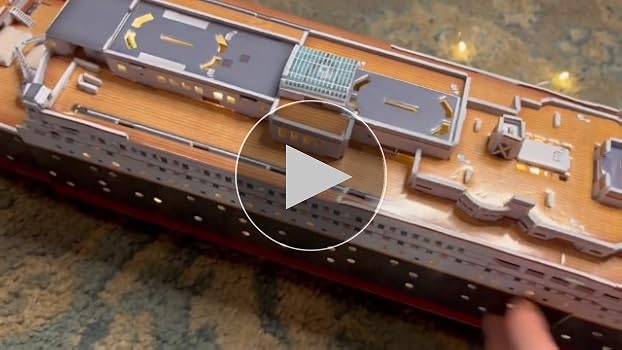 TITANIC パズル Amazon.com: CubicFun 3D Puzzles for Adults - LED Titanic 35